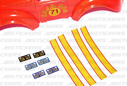Cox baja bug stickers - baja,