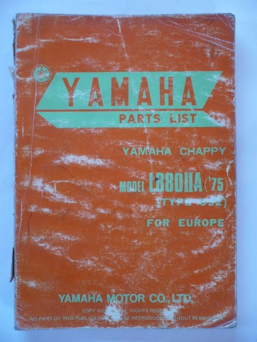 Yamaha chappy lb80 - lb80, iia