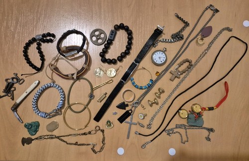 Lot bijoux fantaisie ancien - lot,
