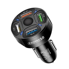 Chargeur Rapide Voiture Allume Cigare USB  PD20W QC3.0 Adaptateur 4 PORTS