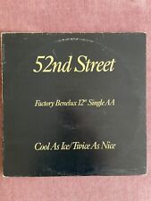 52nd Street Cool as Ice / Twice as Nice maxi 45 tours vinyle (vinyl maxi single)
