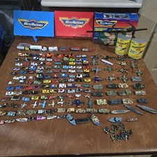 Huge Micro machines Lot Galoob Military Boats Motorcycles Cars Monster Trucks