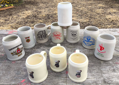 Lot chopes bière en - chopes,
