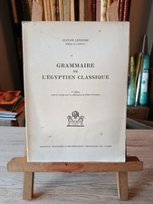 GRAMMAIRE DE L'EGYPTIEN