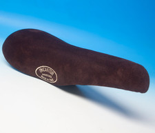 CINELLI UNICANITOR SADDLE Refurbished BROWN SUEDE LEATHER 280 x 139