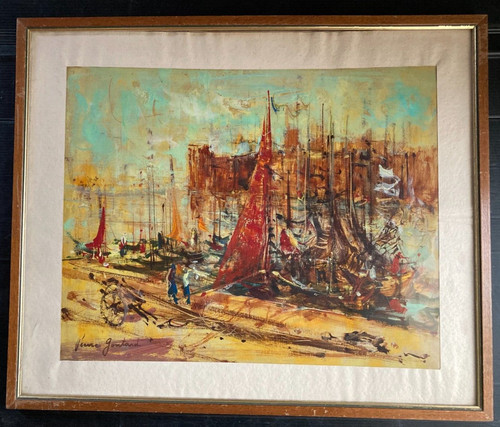 Signé pierre gontard - pierre, tableau