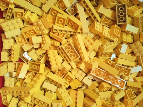 Lego briques jaune - briques,