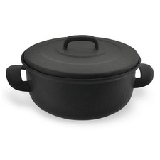 Marmite Acier Émaillé Noir