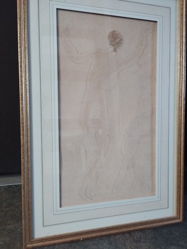 Marcel lenoir femme nue dessin - lenoir,