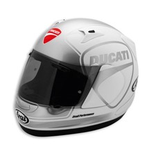 Ducati Arai Quantum Carapace ´14 Casque Argent Blanc Neuf %% Soldes %%