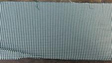 French Fabric Green Gingham Fabric Coupon 70cm Long 30cm High Vintage 50's