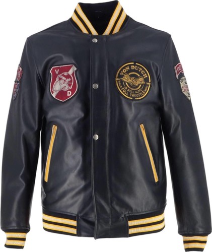 Veste cuir moto dutch x - veste,