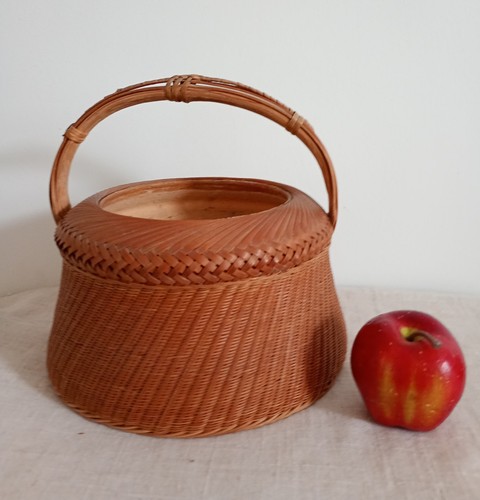 Panier vintage bambou - vintage, en