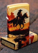 ZIPPO ★ COWBOY ON HORSEBACK