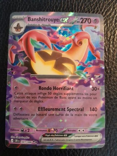 Carte pokémon banshitrouye - banshitrouye, ex