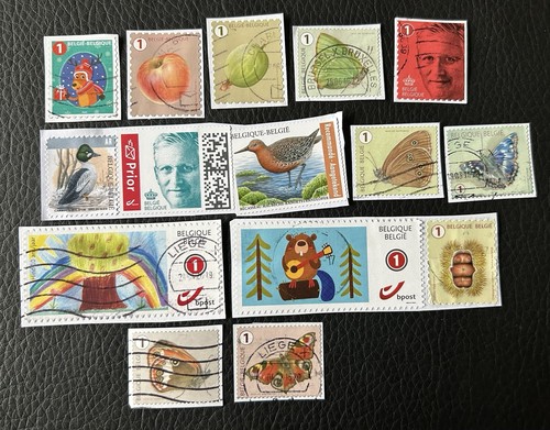 Lot timbres de belgique - de, 15