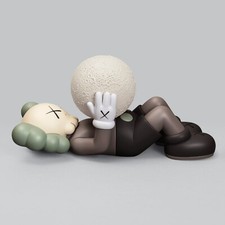 KAWS Holiday Shanghai brown figure (with fluorescent moon)