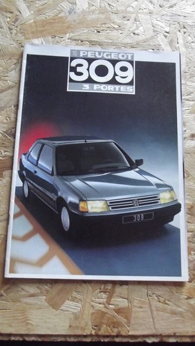Brochure catalogue peugeot 309 - catalogue,