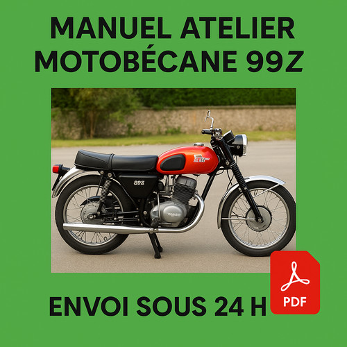 Manuel atelier motobécane - atelier, 99z