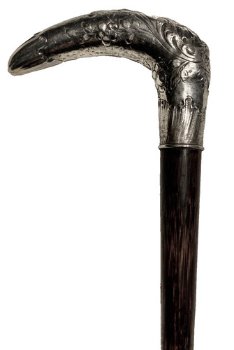 Ommeau canne argent - de, 1900