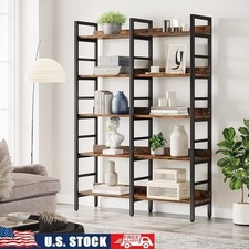 Industrial 5 Tier Bookshelf