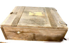 Antique German Military Ammunition Box Dated 1917 with Tag