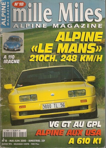Mille miles alpine gta - gta, v6