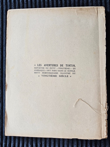 Tintin cahier - cahier, en