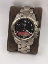 Tissot T-Touch Men's Black Watch - T047420A Box & Papers Top Condition 