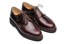 PARABOOT Arles plain toe derby dress shoes brown ecorce lily UK 8.5 US 9.5