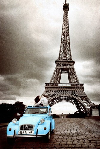 Paris love romance tour eiffel - paris,