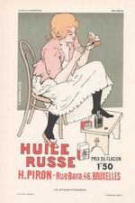 Armand Rassenfosse - Huile Russe Affiche Art Nouveau Jugendstil Litho 1896
