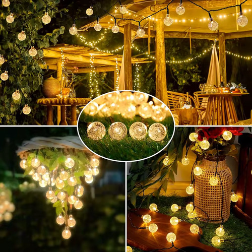 Guirlande lumineuse solaire - , en