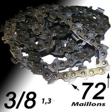 Chaine tronconneuse 72 - tronconneuse, 3/8