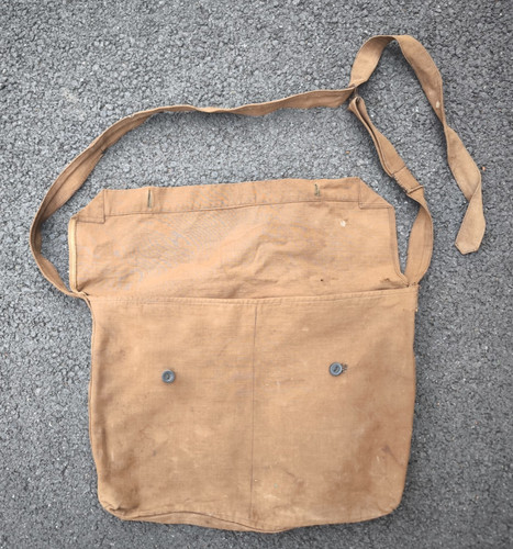 Musette toile rousse modifiée