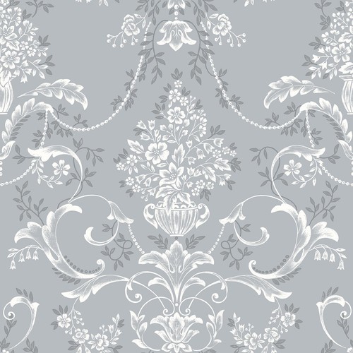 Papier peint floral - floral, damask