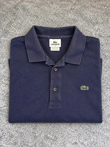 Polo lacoste bleu marine - polo,