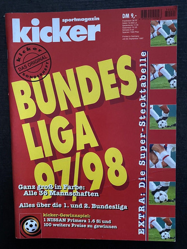 Kicker bundesliga sonderheft - bundesliga,