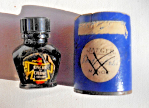 Bouteille encre chine - bouteille, de