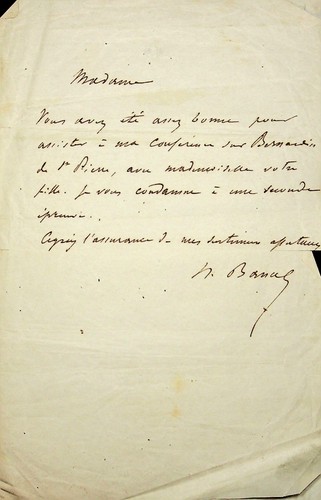 S françois désiré - l.a.s,