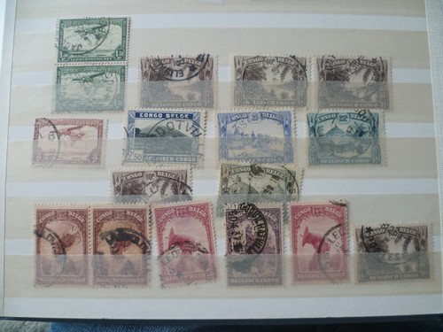 Lot timbre congo belge - congo,