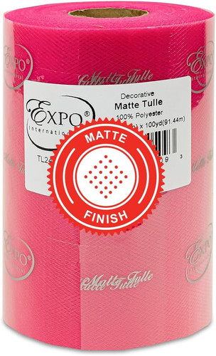 Decorative matte tulle - matte,
