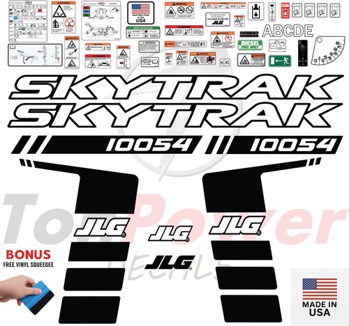 Fits jlg 10054 skytrack decal - skytrack,