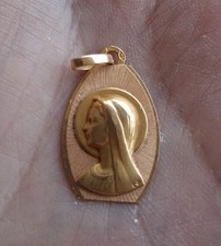 Pendentif Medaillon En Or 18k