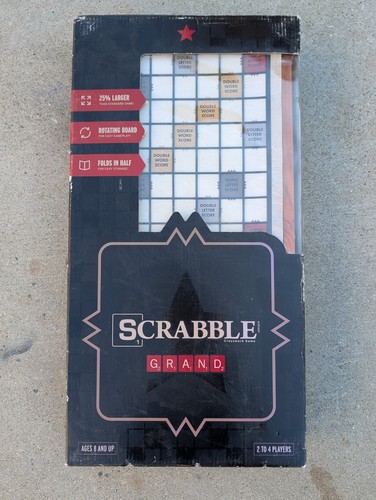 New scrabble grand edition - scrabble,