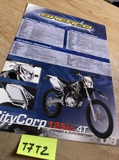 2008 Sherco Motorcycle Enduro 125 4T Leaflet Advertising Catalog
