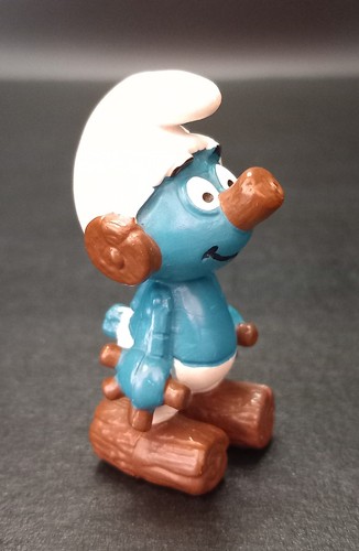 Figurine schtroumpf robot - figurine,