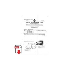 1961 Ford New Anglia 105E Form