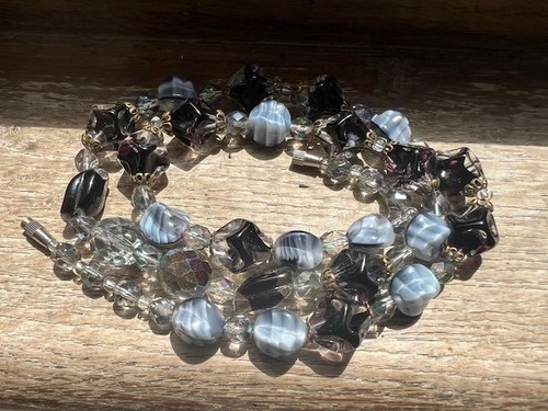 Collier perles verre