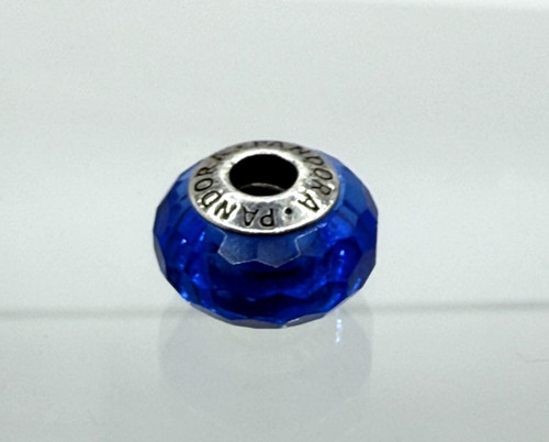 Authentic pandora blue faceted - blue,